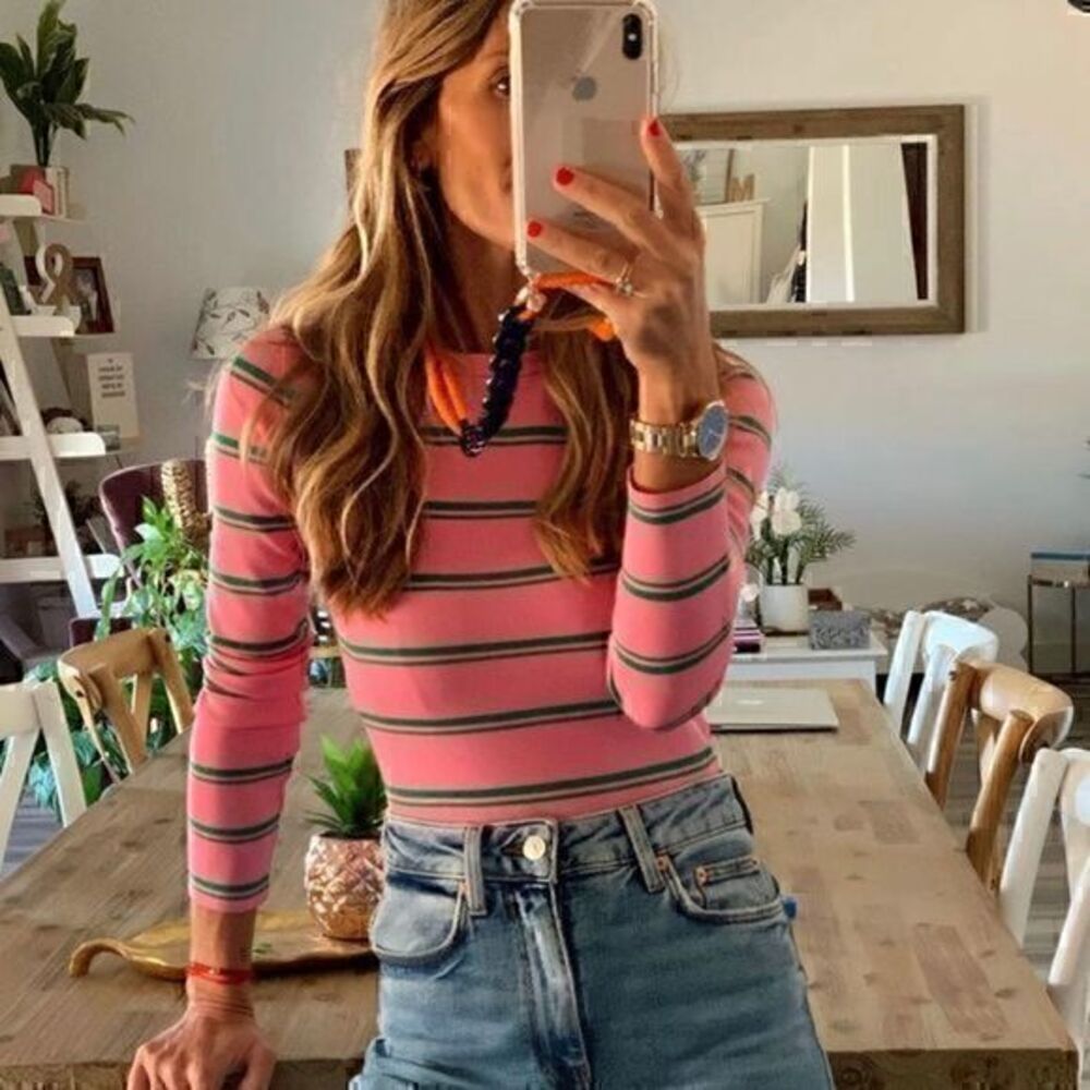 ZARA knit sweater with stripes